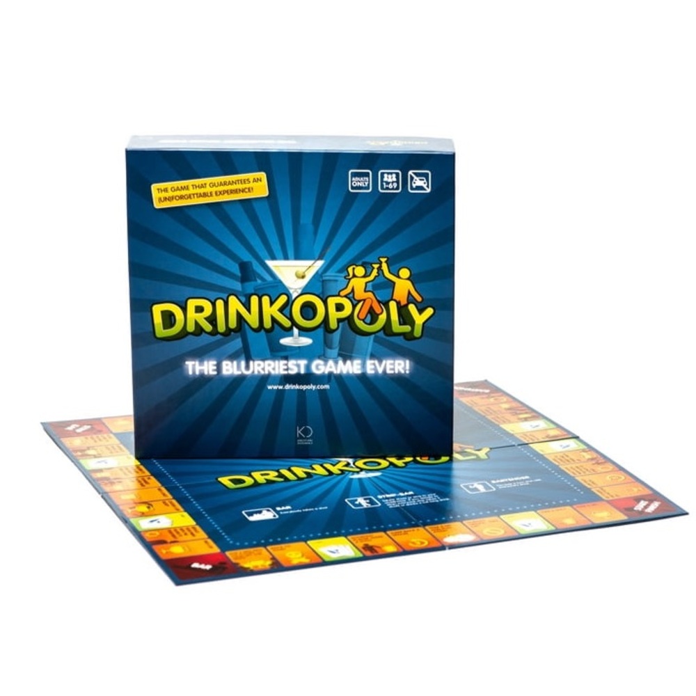 Adults Only Drinkopoly Board Game "the blurriest game ever" Sealed New in Box